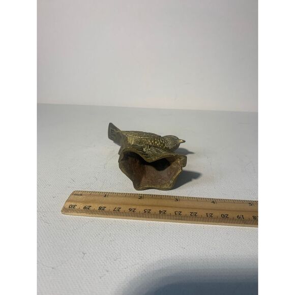 Vintage solid brass bird decor. - Picture 4 of 6